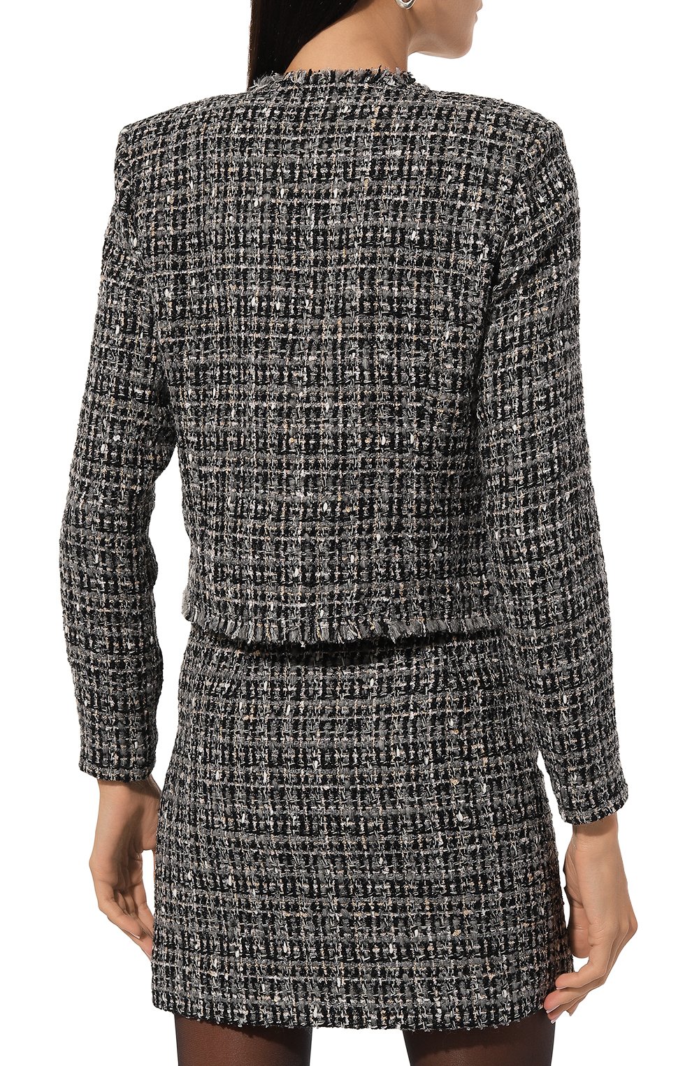 Твидовый жакет IRO, арт. WP07BRUNAH, фото 4