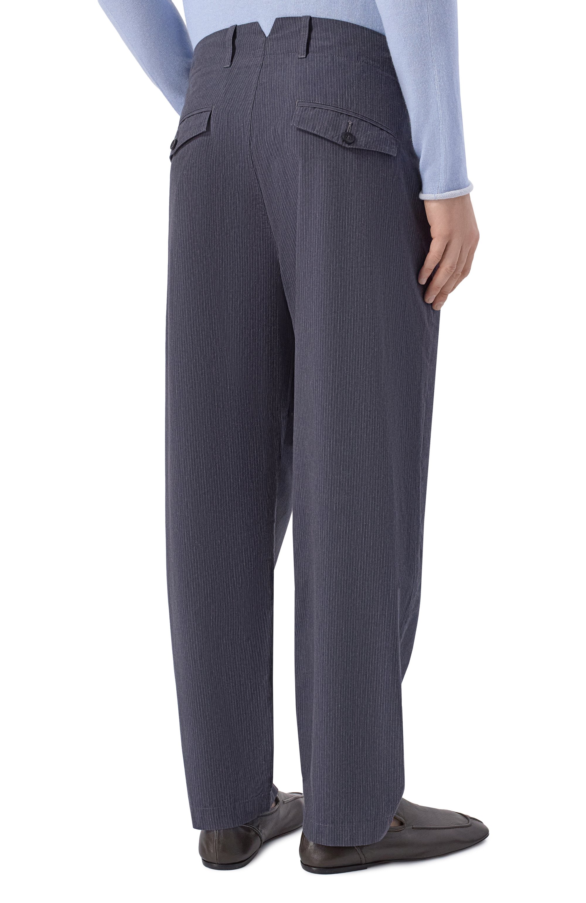 Хлопковые брюки HANNES ROETHER, арт. PA21DRE.5136, фото 4