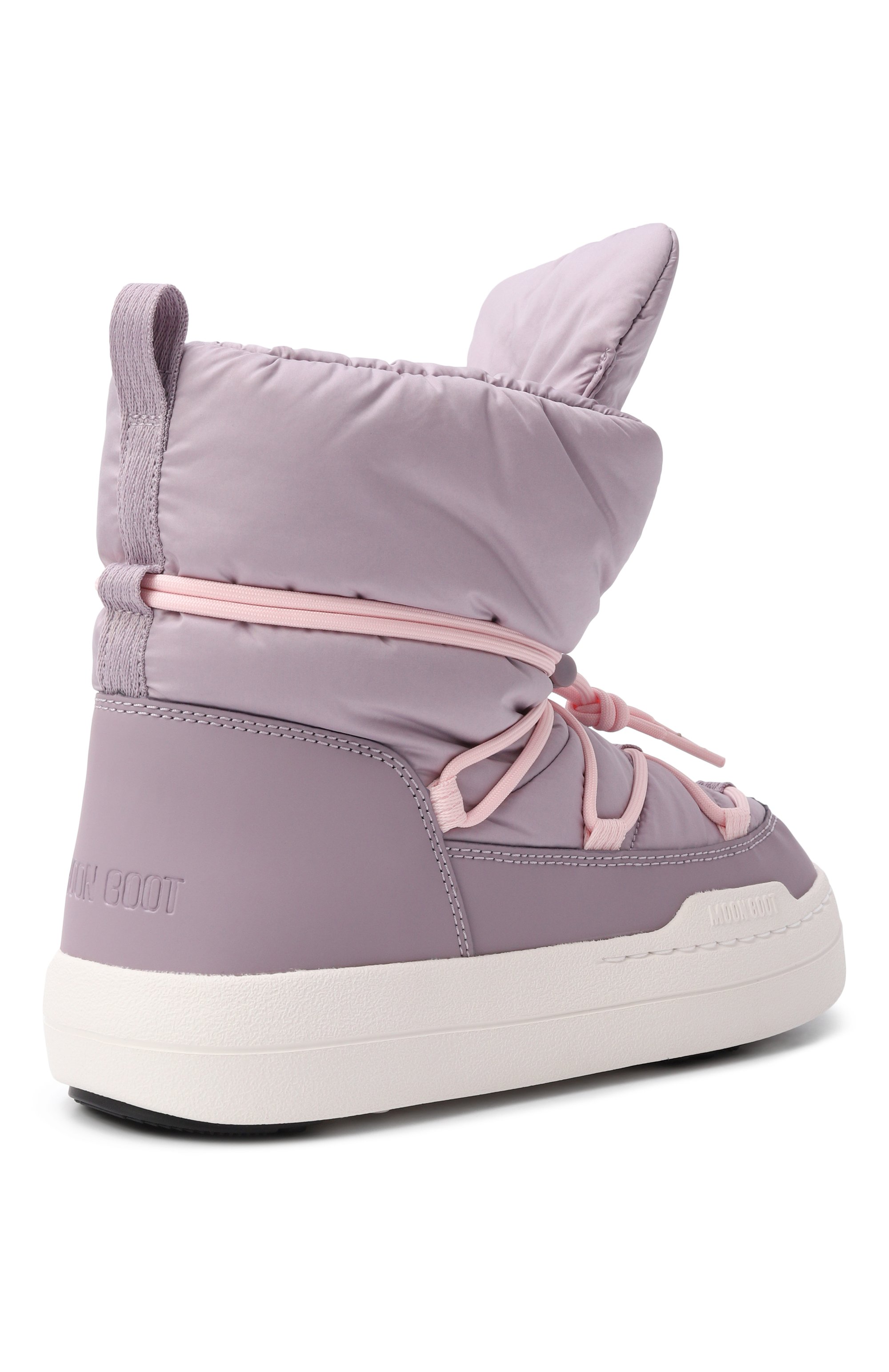 Утепленные сапоги MOON BOOT сиреневого цвета по цене 17550 руб., арт. 80D3440070, фото 3 Утепленные сапоги MOON BOOT, арт. 80D3440070, фото 3