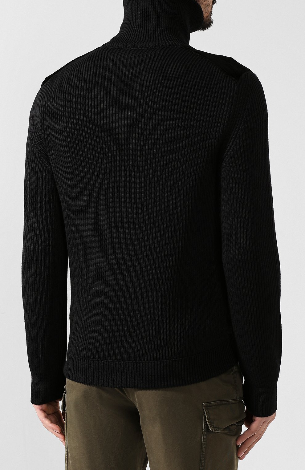 Шерстяной кардиган с меховой отделкой BERLUTI, арт. R16KCL59-001, фото 4