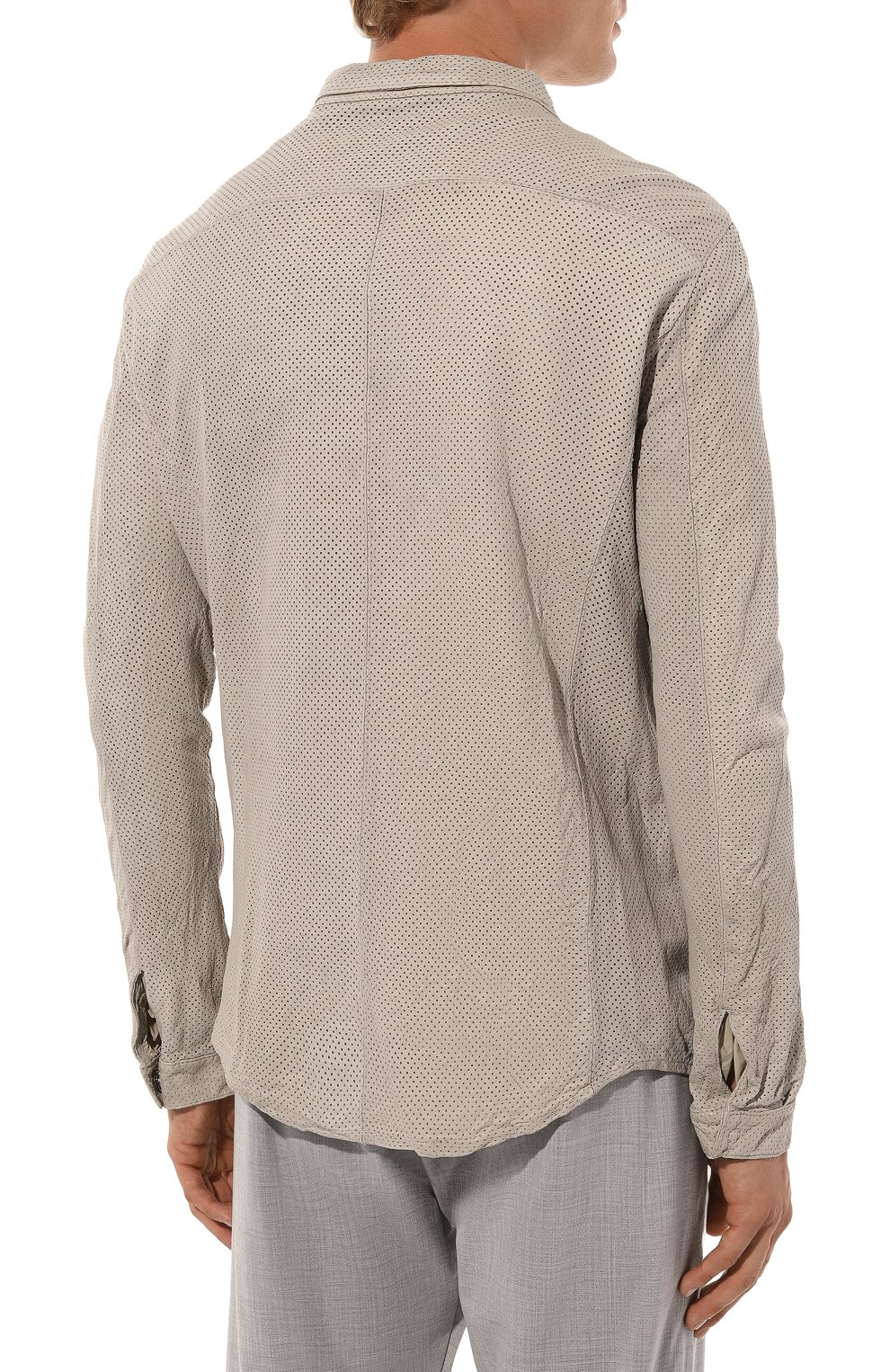 Кожаная рубашка GIORGIO BRATO, арт. GU24S1002, фото 4