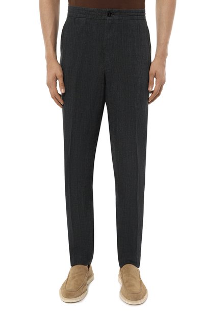 Льняные брюки ZEGNA, арт. UDI32A7/TT11, фото 3