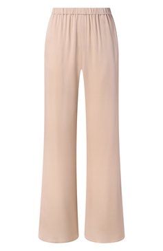 Женские брюки ANTONELLI FIRENZE светло-бежевого цвета, арт. M8185N/355C | Фото 1 (Материал внешний: Вискоза, Синтетический материал; Длина (брюки, джинсы): Стандартные; Женское Кросс-КТ: Брюки-одежда; Кросс-КТ: костюм; Силуэт Ж (брюки и джинсы): Расклешенные; Стили: Минимализм)