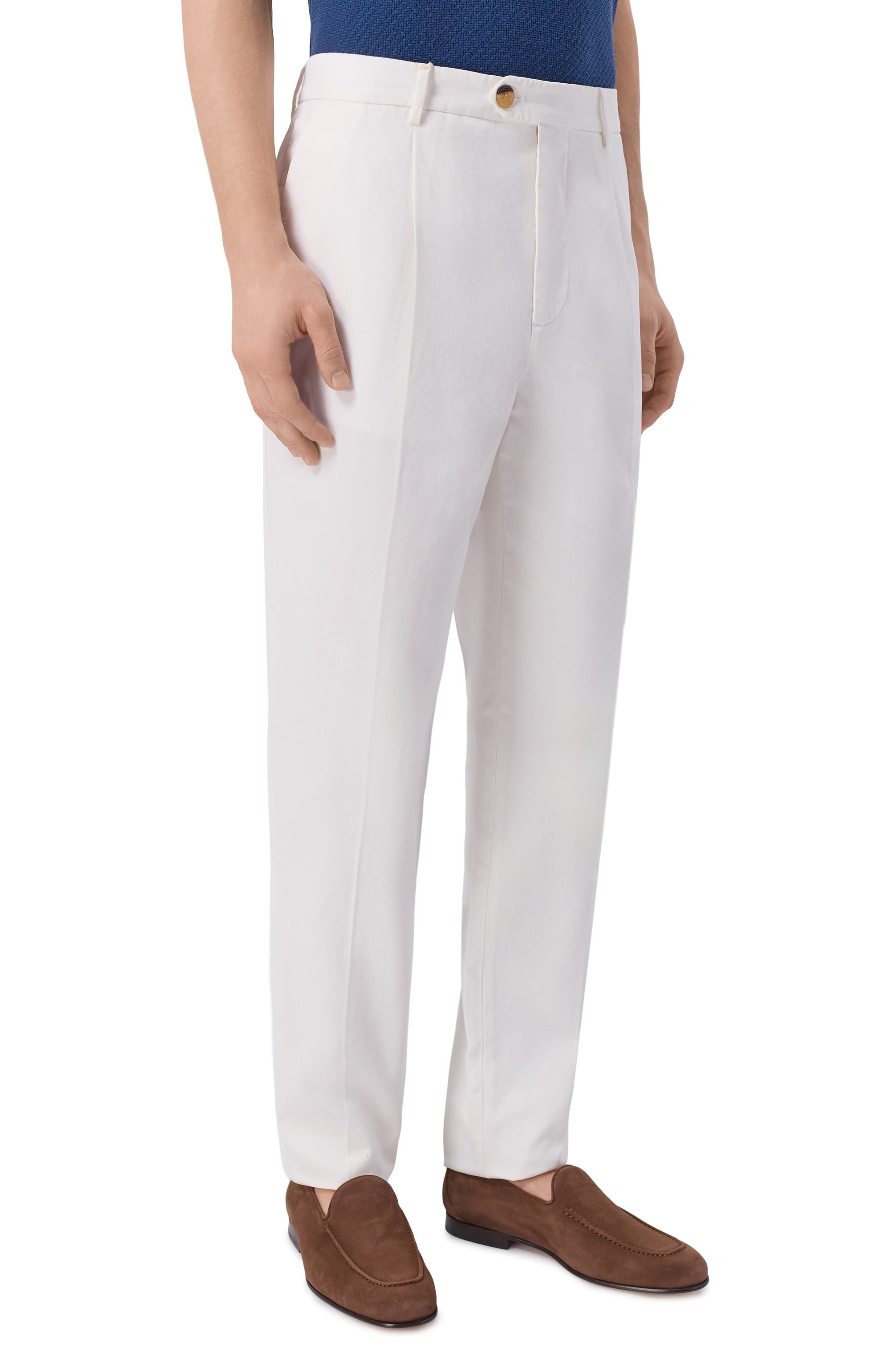 Хлопковые брюки BRUNELLO CUCINELLI, арт. M252DE1450, фото 3