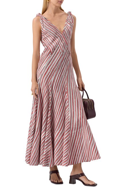 Женские кожаные мюли marella BOTTEGA VENETA бордового цвета, арт. 807023/V3H90 | Фото 2 (Материал внешний: Натуральная кожа; Материал внутренний: Натуральная кожа; Материал сплава: Проставлено; Каблук высота: Низкий; Драгоценные камни: Проставлено; Подошва: Плоская)