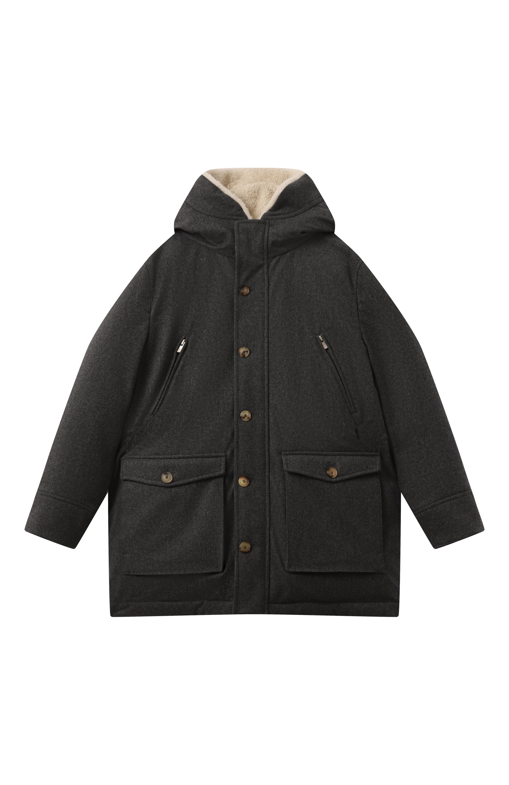 Шерстяная парка BRUNELLO CUCINELLI, арт. BM463J312C, фото 1
