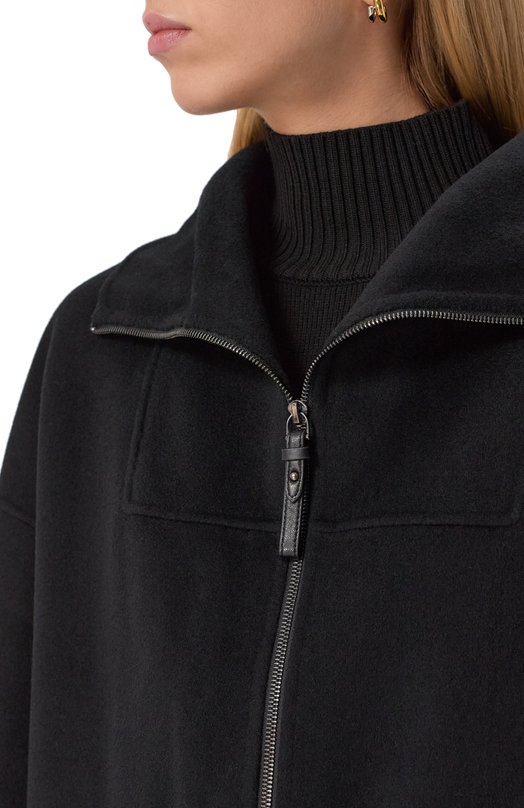 Пальто из шерсти и кашемира 12 STOREEZ 134792 Чёрный  134792 Фото 5