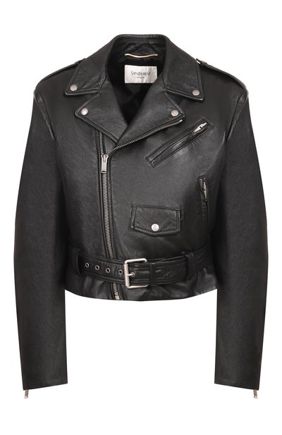 Женская кожаная куртка SAINT LAURENT, арт. 865220/YCQT2