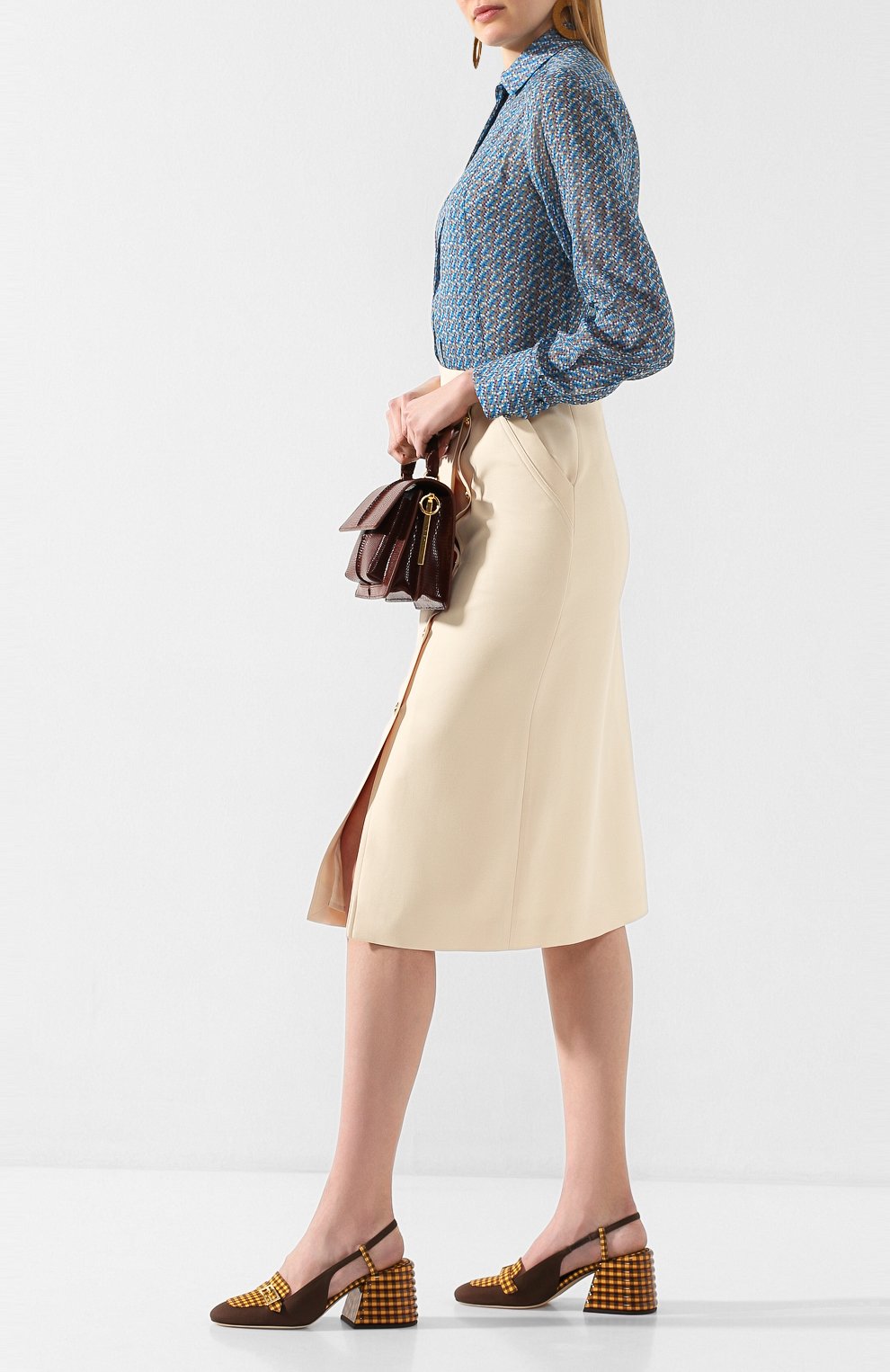 Текстильные туфли FENDI, арт. 8J7066 ABN1, фото 2