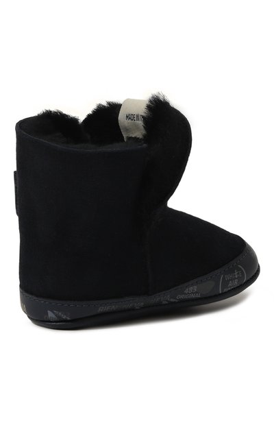 Замшевые пинетки-угги PREMIATA WILL BE темно-синего цвета по цене 15900 руб., арт. 19MCU0025/BABY HI M/16-19, фото 3 Замшевые пинетки-угги PREMIATA WILL BE, арт. 19MCU0025/BABY HI M/16-19, фото 3