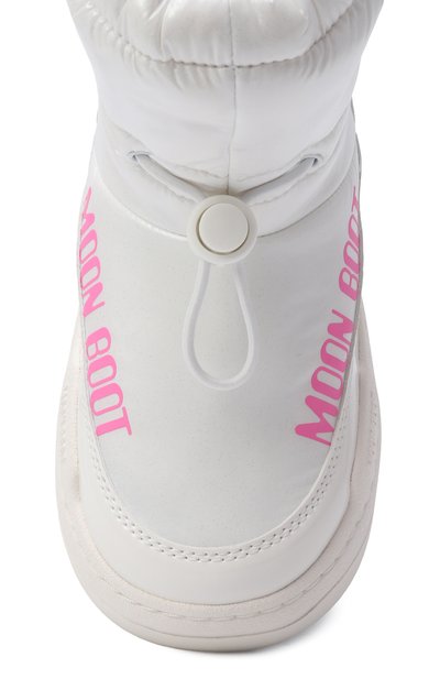 Утепленные сапоги MOON BOOT белого цвета по цене 19950 руб., арт. 80D3440110_001, фото 4 Утепленные сапоги MOON BOOT, арт. 80D3440110_001, фото 4