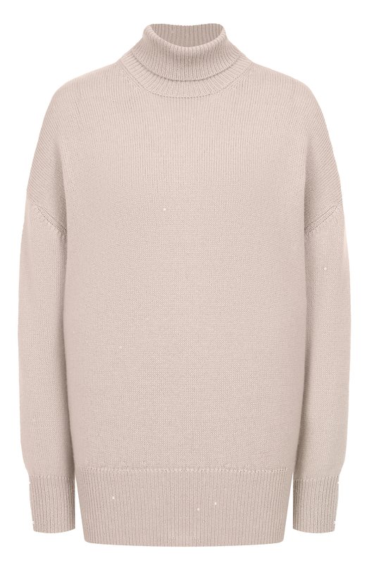 Свитер из кашемира и шелка Brunello Cucinelli M73539914 Бежевый M73539914
