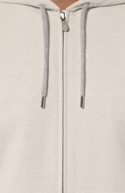 Толстовка из кашемира и хлопка BRUNELLO CUCINELLI, арт. MM8329069G, фото 5