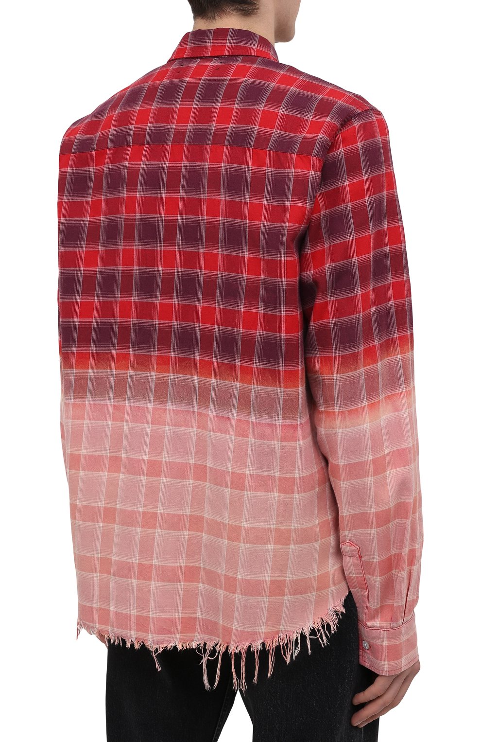 Хлопковая рубашка AMIRI, арт. MSL005-610, фото 4