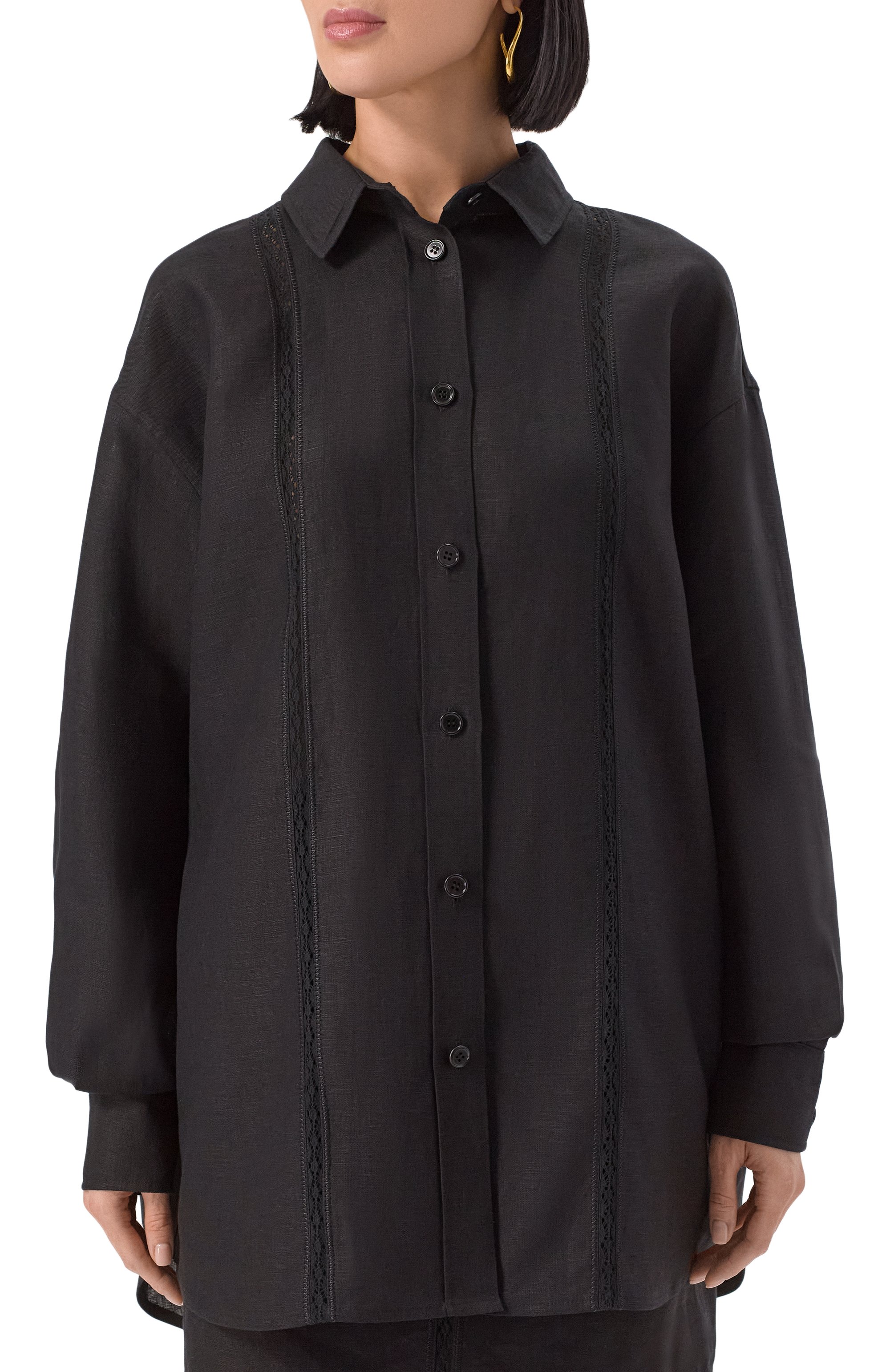 Льняная рубашка MVST, арт. TXBGM-Y074-2, фото 3