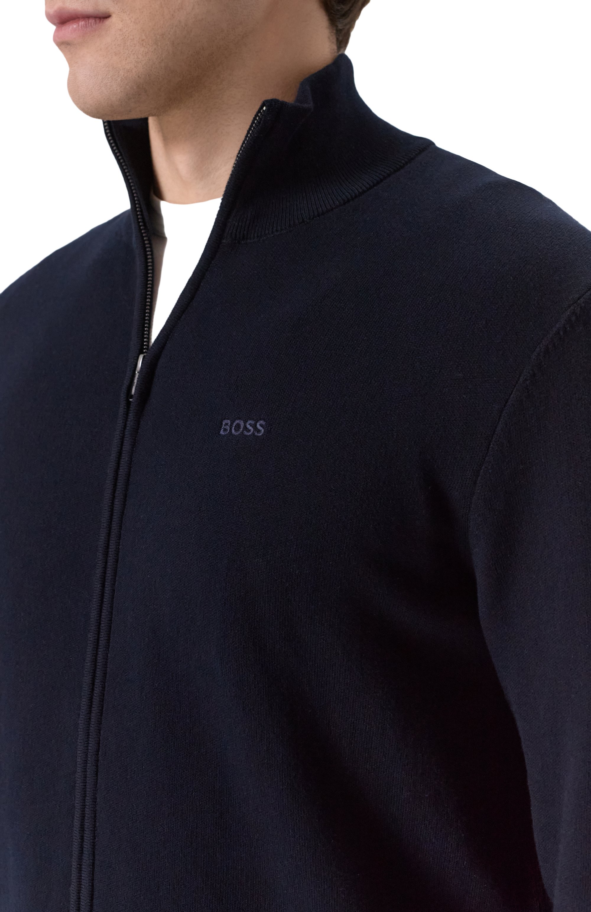 Хлопковый кардиган BOSS, арт. 50556345, фото 5