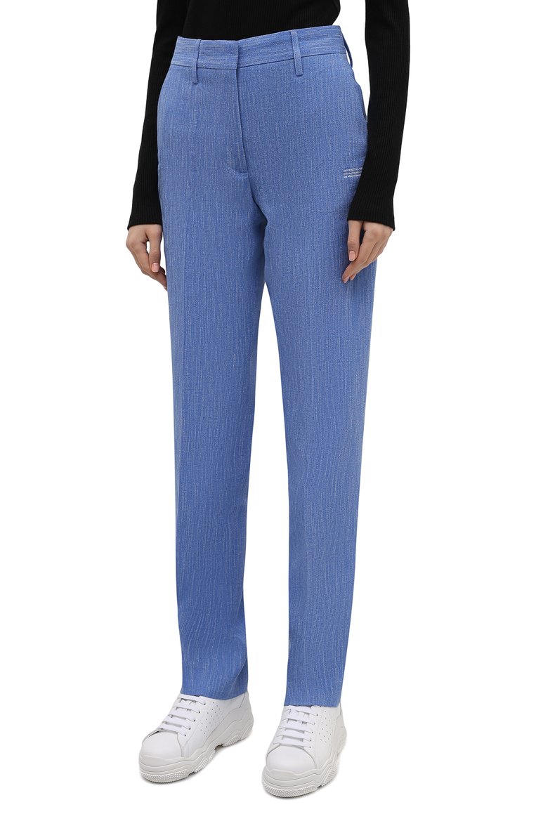 Льняные брюки OFF-WHITE, арт. 0WCA130S21FAB001, фото 1