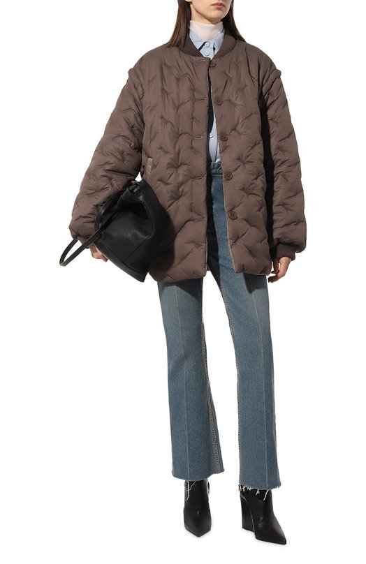 Двусторонняя куртка sherpa. Коричневый, фото 2