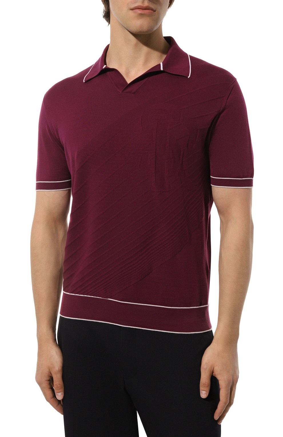 Хлопковое поло STEFANO RICCI, арт. K616295PSB/F23105, фото 3