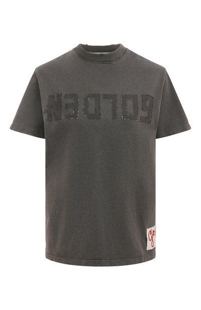 Женская хлопковая футболка GOLDEN GOOSE DELUXE BRAND, арт. GWP01220/P00067160318