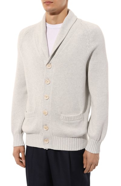 Хлопковый кардиган BRUNELLO CUCINELLI, арт. M2859916, фото 3