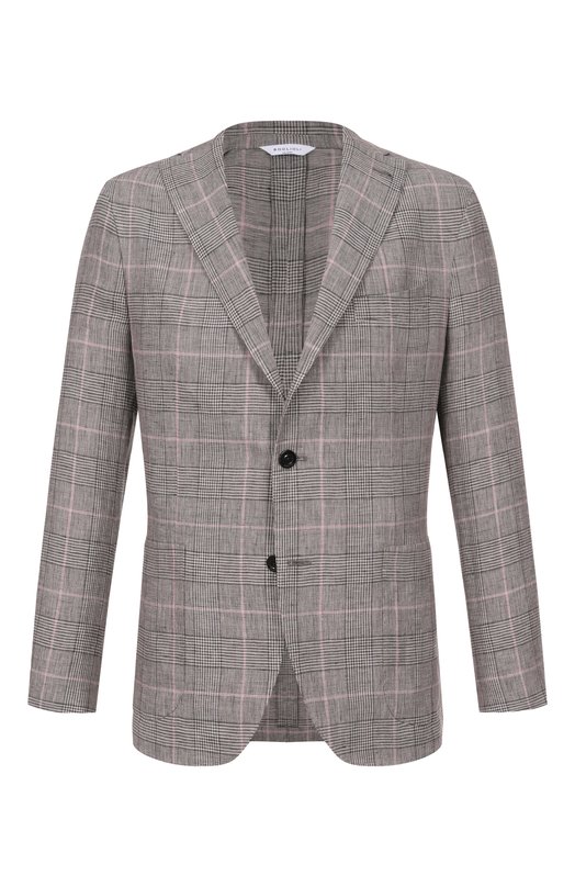 Льняной пиджак Boglioli N1302E/SB6021 Серый N1302E/SB6021