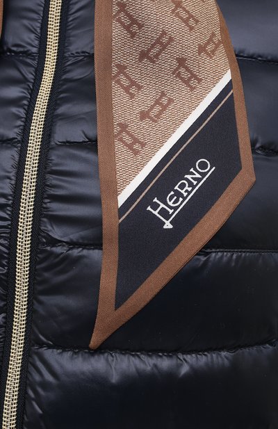 Пуховая куртка HERNO темно-синего цвета по цене 68000 руб., арт. PI1267D/12017, фото 5 Пуховая куртка HERNO, арт. PI1267D/12017, фото 5