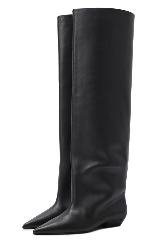 Кожаные ботфорты Jil Sander J15WW0065/P4942 Чёрный J15WW0065/P4942
