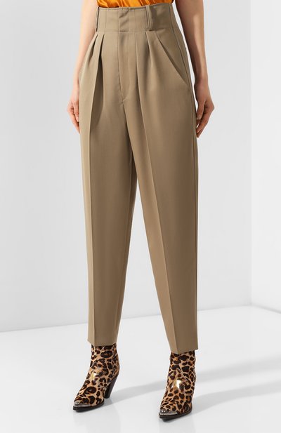 Шерстяные брюки ISABEL MARANT, арт. PA1493-19H041I/DURNERI, фото 3