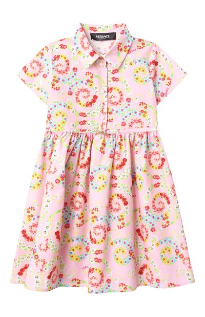 Хлопковое платье VERSACE, арт. 1018142/1A13110