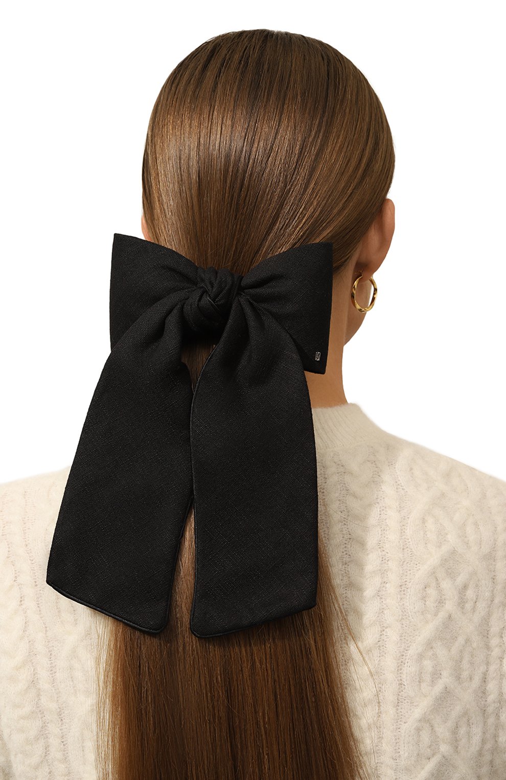 Бант ALEXANDRE DE PARIS черного цвета по цене 20240 руб., арт. TA8-1T-P24 N, фото 2 Бант ALEXANDRE DE PARIS, арт. TA8-1T-P24 N, фото 2