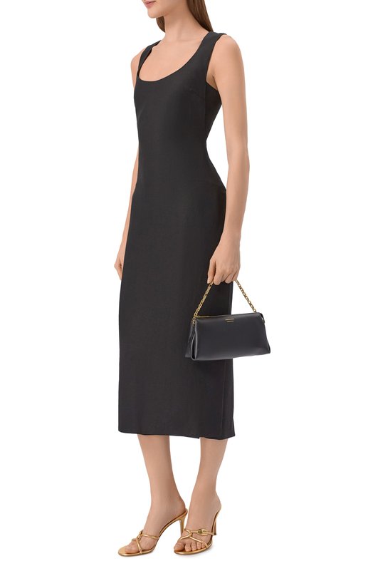 Сумка Gancini Chain mini Ferragamo 221076/790 Чёрный  221076/790 Фото 3