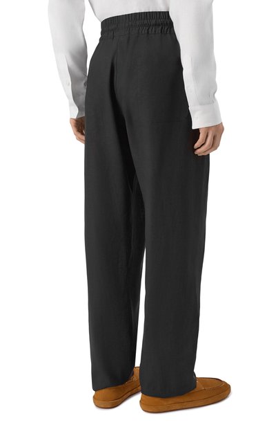 Брюки изо льна и вискозы HINNOMINATE, арт. HMABM01552, фото 4