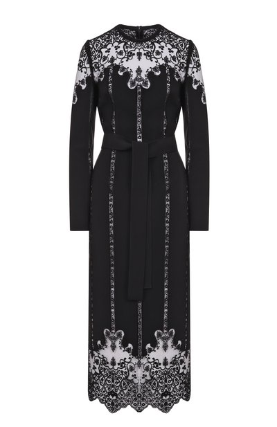 Женское платье изо льна и шелка ELIE SAAB, арт. D0815NP25/YAC07