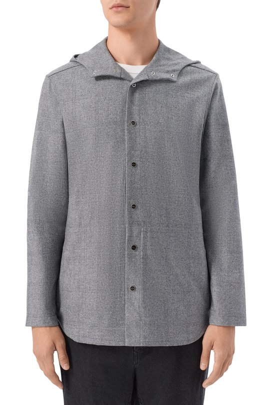 Шерстяная рубашка Kiton UMCPETEK0127G02 Серый  UMCPETEK0127G02 Фото 3