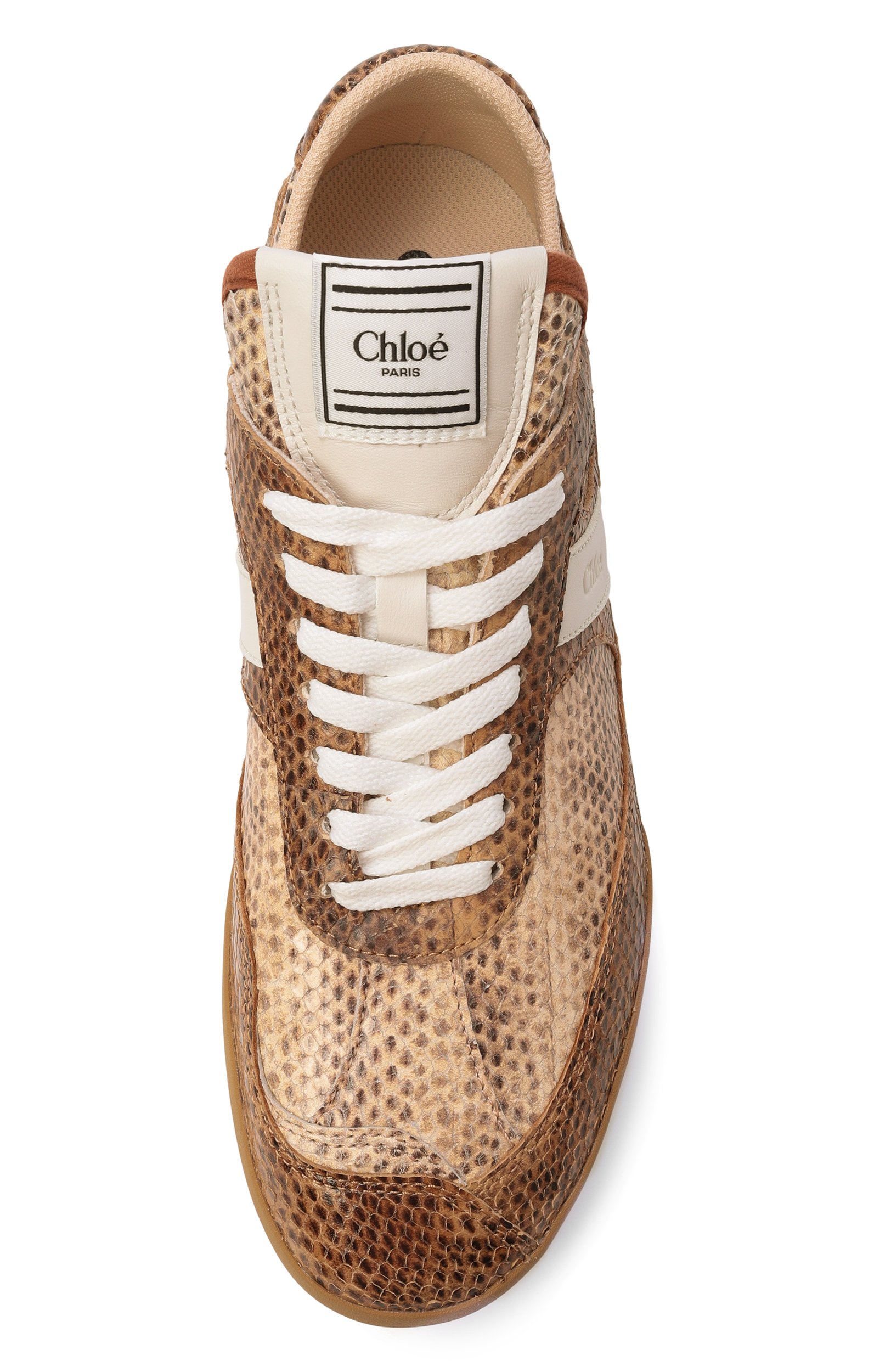 Кожаные кеды chloé kick CHLOÉ, арт. CH26A07IYM, фото 6