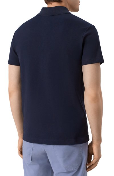 Хлопковое поло BURBERRY, арт. 8107450, фото 4