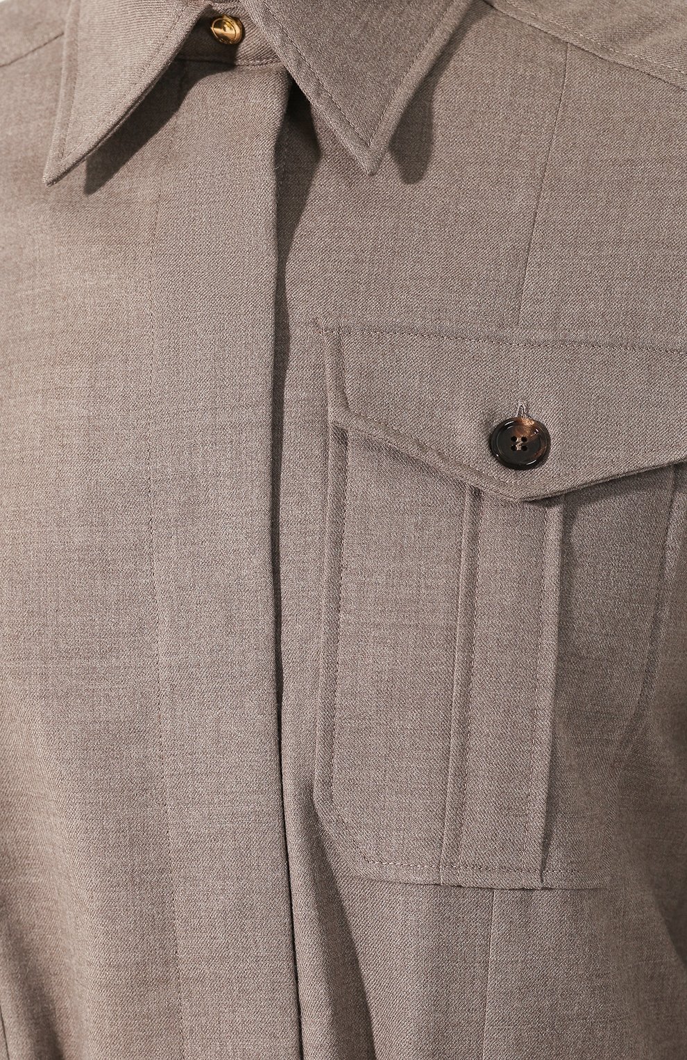 Шерстяное платье-рубашка CHLOÉ, арт. CHC19AR098165, фото 5