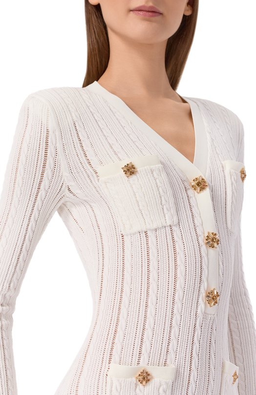 Платье self-portrait SS26-051M-W Белый  SS26-051M-W Фото 4