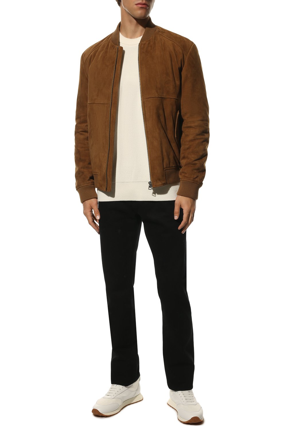 Замшевый бомбер HUGO, арт. 50456488, фото 2