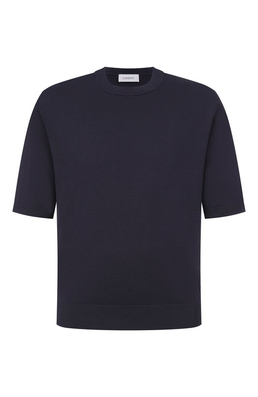 Хлопковый джемпер Laneus S6LAMAKE018 Синий S6LAMAKE018