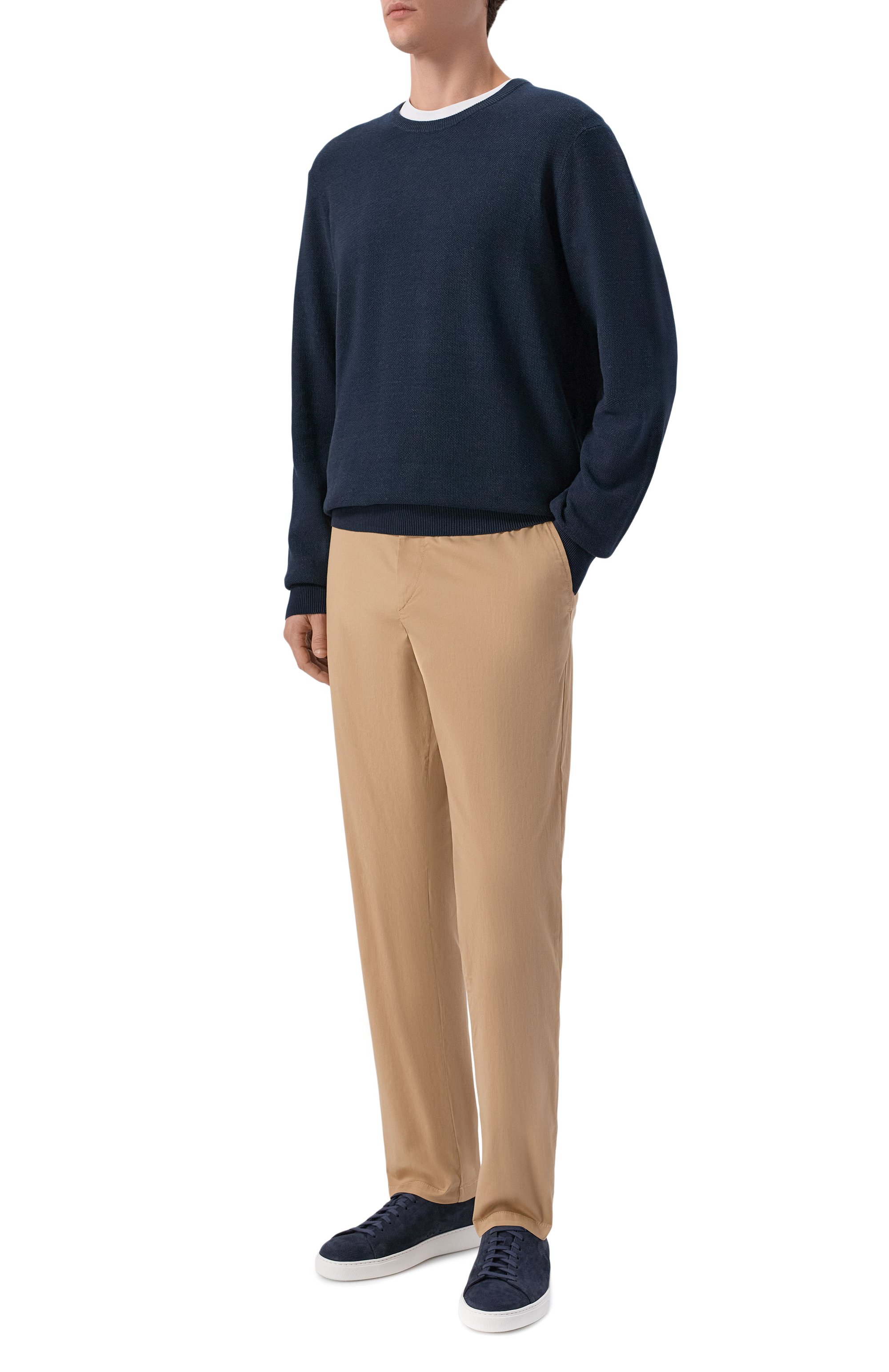 Хлопковые брюки BOGNER бежевого цвета по цене 27300 руб., арт. 18018964, фото 2 Хлопковые брюки BOGNER, арт. 18018964, фото 2