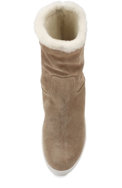 Замшевые сапоги с внутренней отделкой из меха MIU MIU, арт. 5U896B/E1D, фото 5