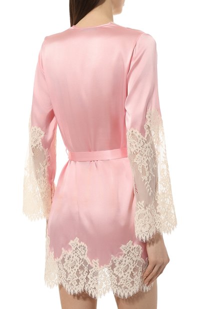 Шелковый халат MARJOLAINE светло-розового цвета по цене 60550 руб., арт. 4RUB2001, фото 4 Шелковый халат MARJOLAINE, арт. 4RUB2001, фото 4