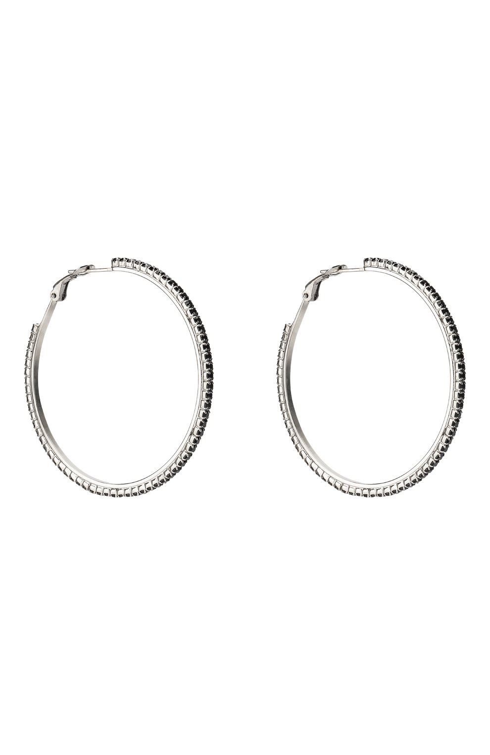 Серьги MIU MIU черного цвета по цене 33500 руб., арт. 5JO290-2EFK-F0002, фото 3 Серьги MIU MIU, арт. 5JO290-2EFK-F0002, фото 3