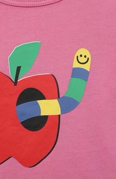 Хлопковый лонгслив STELLA MCCARTNEY, арт. 8R8010, фото 3