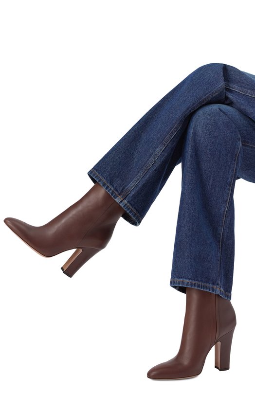 Кожаные ботильоны Lavinia 100 Paris Texas PX1591/XVT01 Коричневый  PX1591/XVT01 Фото 2