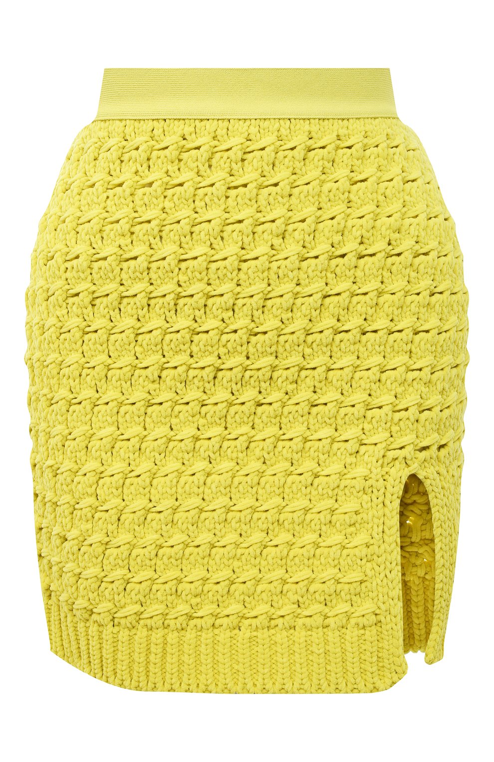 Юбка BOTTEGA VENETA желтого цвета по цене 85850 руб., арт. 690668/V1T70, фото 1 Юбка BOTTEGA VENETA, арт. 690668/V1T70, фото 1