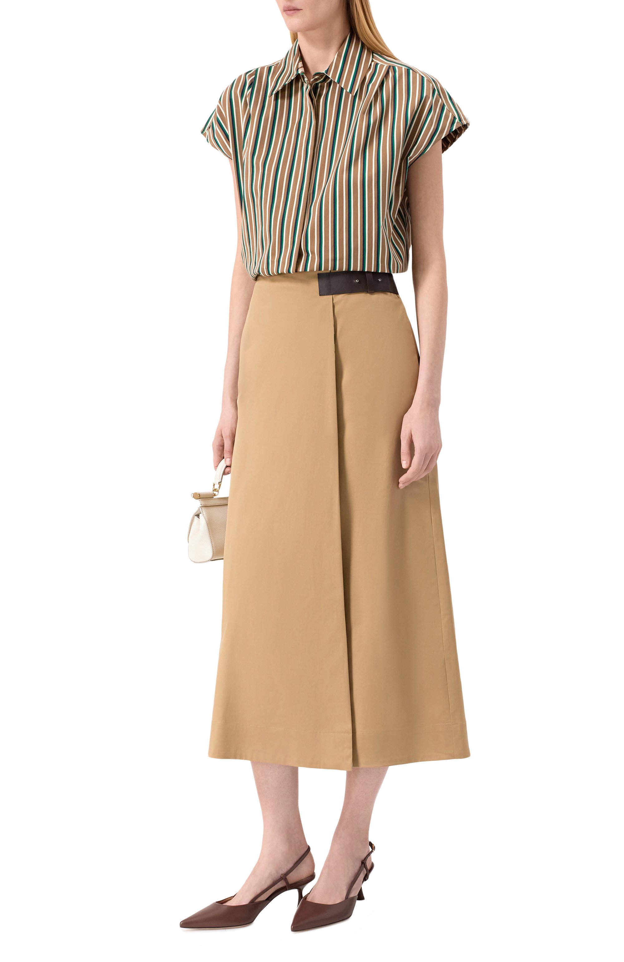 Хлопковая рубашка LORENA ANTONIAZZI, арт. E2635CA46A/5287, фото 2