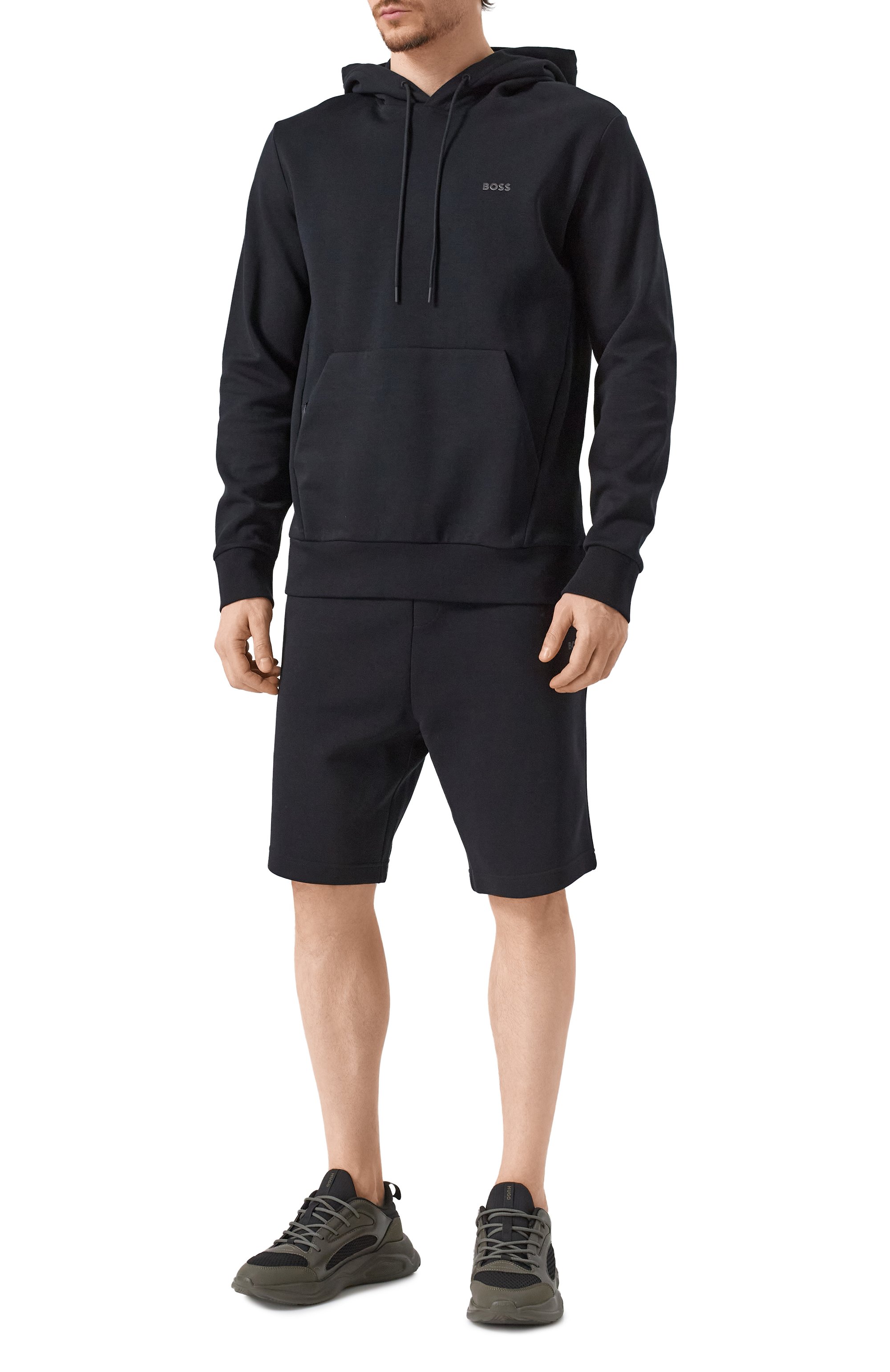 Хлопковое худи BOSS GREEN, арт. 50506130, фото 2